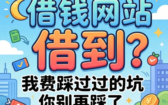 有什么借钱的网站可以借到？我踩过的坑你别再踩了