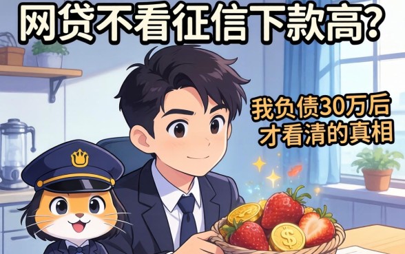 哪些网贷不看征信下款高？我负债30万后才看清的真相