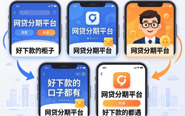我整理了五个网贷分期平台，发现好下款的口子都有个共同点