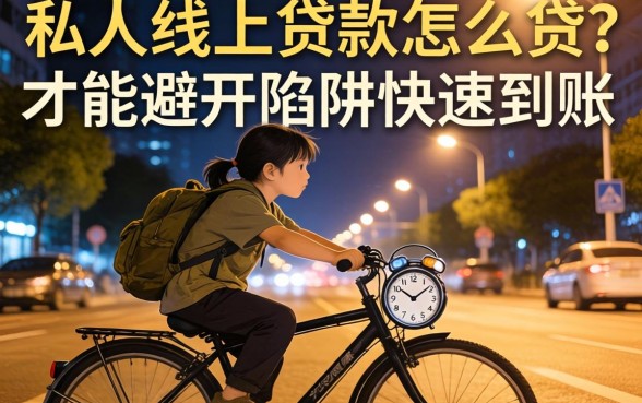 深夜急需用钱却求助无门?私人线上贷款怎么贷才能避开陷阱快速到账?