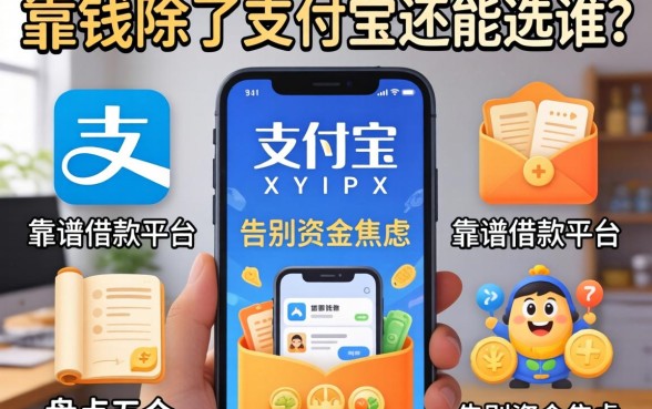 急需用钱除了支付宝还能选谁?盘点五个靠谱借款平台,告别资金焦虑