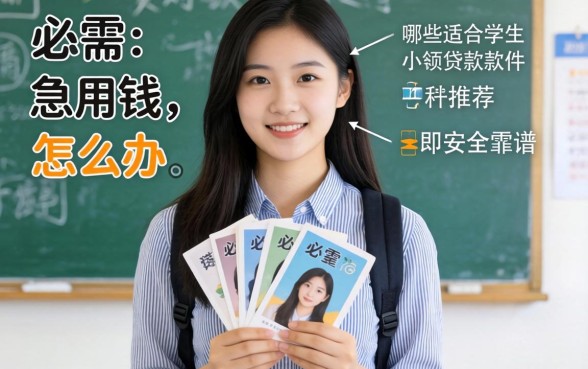 大学生急需用钱怎么办？哪些适合学生小额贷款软件推荐既安全又靠谱？
