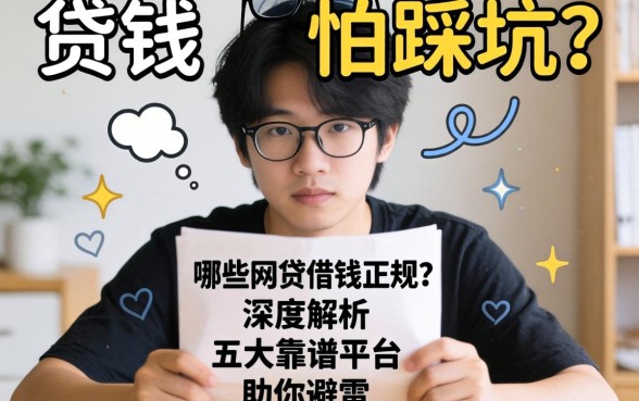 急需用钱却怕踩坑?哪些网贷借钱正规?深度解析五大靠谱平台助你避雷