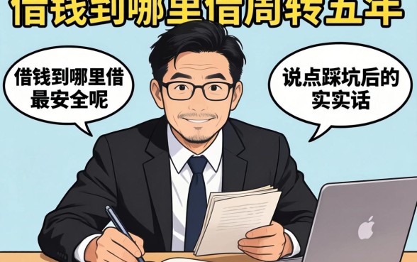 做生意周转五年，借钱到哪里借最安全呢？说点踩坑后的实在话