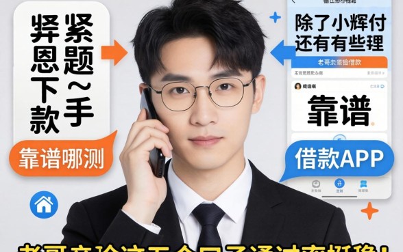 手头紧想下款,除了小辉付还有哪些靠谱的借款APP?老哥亲测这五个口子通过率挺稳!