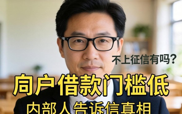 黑户借款门槛低不上征信的有吗？内部人告诉你真相
