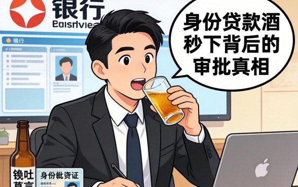 银行经理酒后吐真言：身份证贷款秒下背后的审批真相