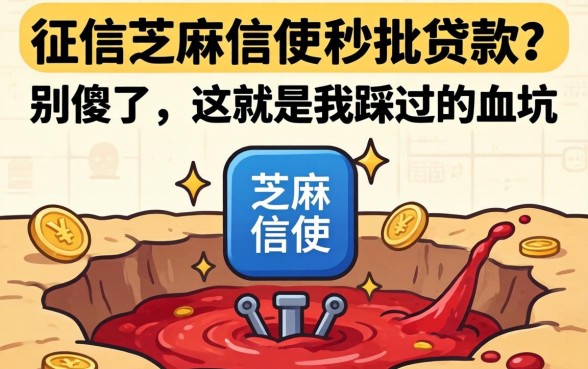 不看征信芝麻信用的秒批贷款？别傻了，这就是我踩过的血坑