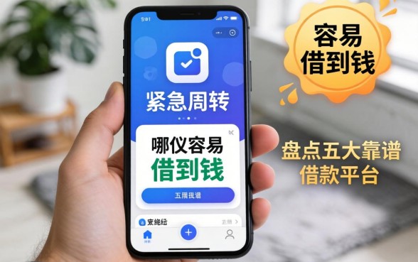 手头紧急需周转？哪个app比较容易借到钱呢？盘点五大靠谱借款平台