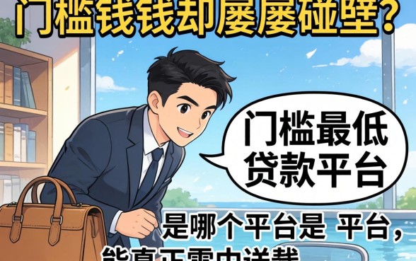 急需用钱却屡屡碰壁？门槛最低的贷款平台是哪个平台能真正雪中送炭？