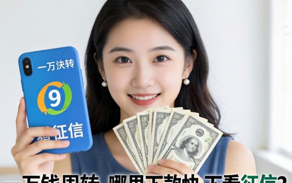 手头紧想借一万块钱周转，哪里下款快不看征信？