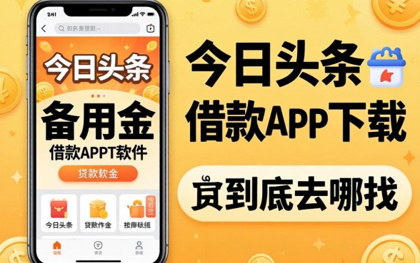 类似今日头条备用金借款app下载一样安全的贷款软件，到底去哪找？