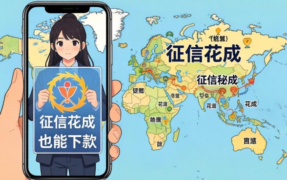 我手机里藏着的借钱秘密,征信花成地图也能下款