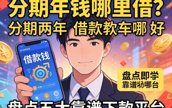 急需用钱哪里借？分期两年的借款软件哪个好？盘点五大靠谱下款平台