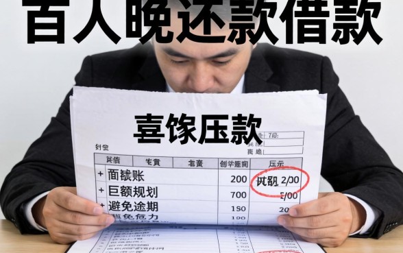 大额借款还款时间怎么定？面对巨额账单压力，如何科学规划才能避免逾期危机？