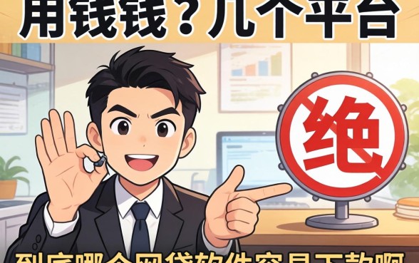 最近急用钱试了好几个平台都被拒，到底哪个网贷软件容易下款啊？