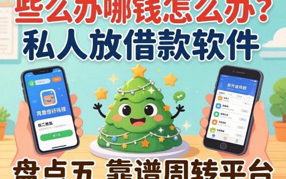 急需用钱怎么办？私人放借款软件有哪些？盘点五个靠谱周转平台