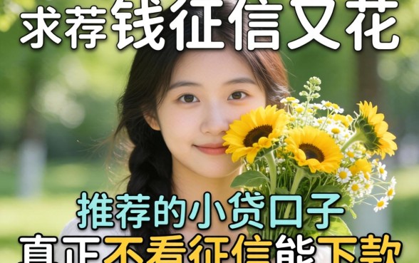 急需用钱征信又花，求推荐真正不看征信能下款的小贷口子！