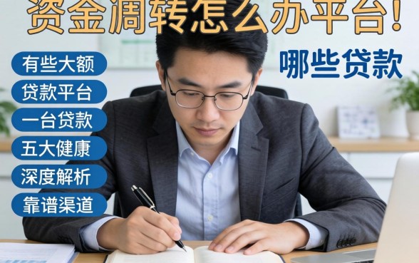 急需资金周转怎么办？有哪些大额的贷款平台可以贷款？深度解析五大靠谱渠道