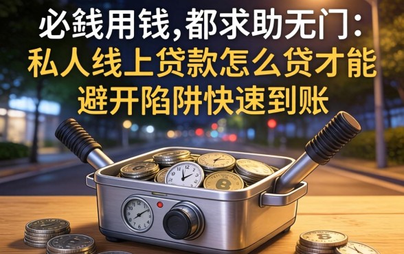 深夜急需用钱却求助无门?私人线上贷款怎么贷才能避开陷阱快速到账?