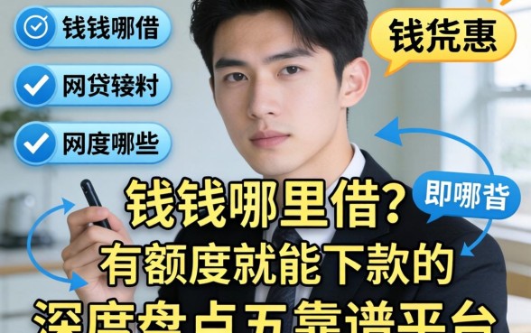 急需用钱哪里借？有额度就能下款的网贷有哪些呢？深度盘点五大靠谱平台