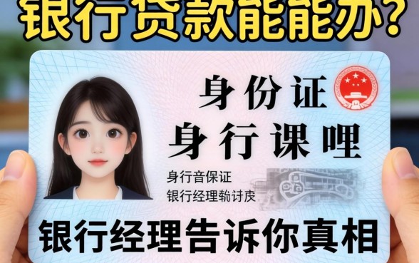没身份证的贷款能办吗?银行经理告诉你真相