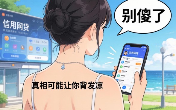 不查信用的网贷有哪些软件？别傻了，真相可能让你后背发凉