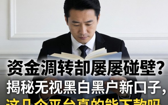 急需资金周转却屡屡碰壁？揭秘无视黑白黑户新口子，这几个平台真的能下款吗？