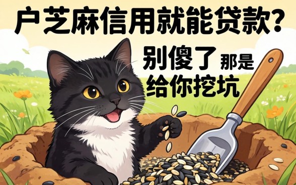 黑户芝麻信用就能贷款的？别傻了，那是给你挖坑