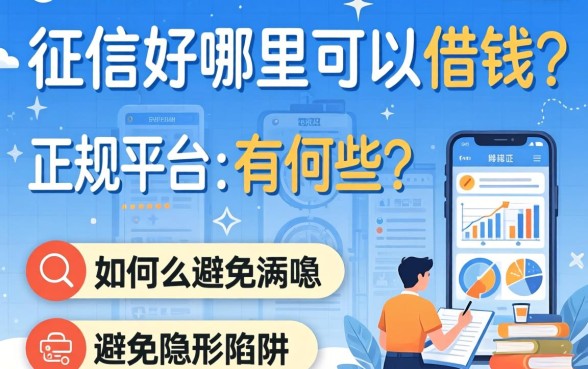 征信好哪里可以借钱？正规平台有哪些，如何避免隐形陷阱？