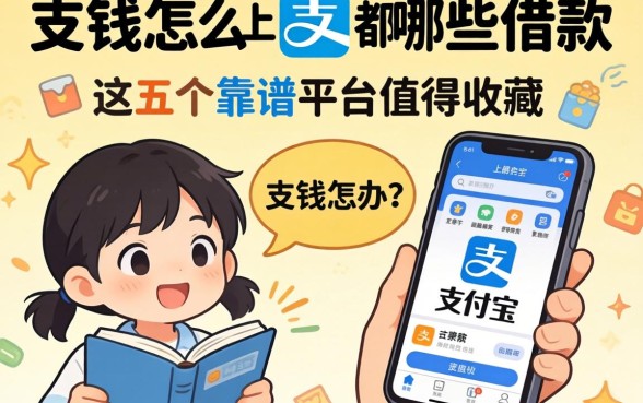 急需用钱怎么办?支付宝上都有哪些借款软件?这五个靠谱平台值得收藏