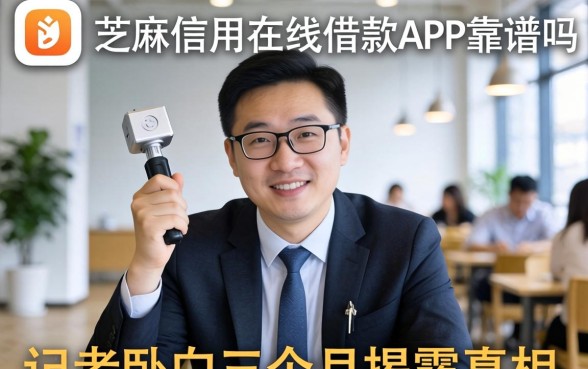 芝麻信用在线借款app靠谱吗?记者卧底三个月揭开真相