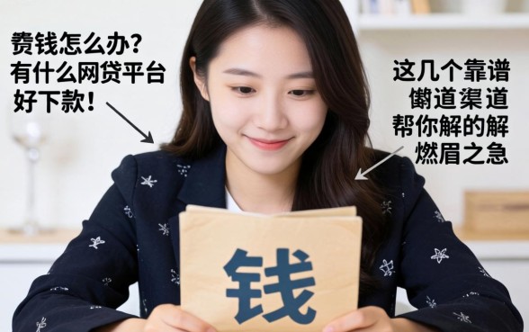 急需用钱怎么办？有什么网贷平台好下款的？这几个靠谱渠道帮你解燃眉之急