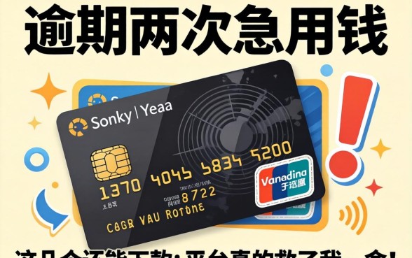 信用卡逾期两次急用钱,这几个还能下款的平台真的救了我一命!