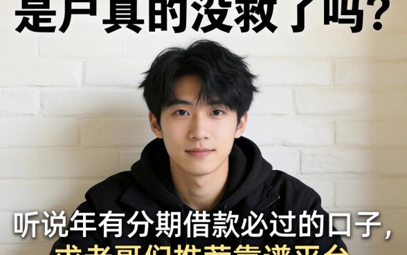 黑户真的没救了吗？听说2026年有分期借款必过的口子，求老哥们推荐靠谱平台！