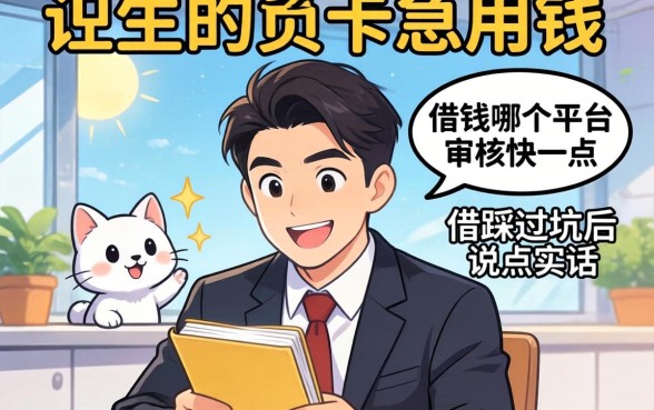 做生意急用钱，借钱哪个平台审核快一点？我踩过坑后说点实话