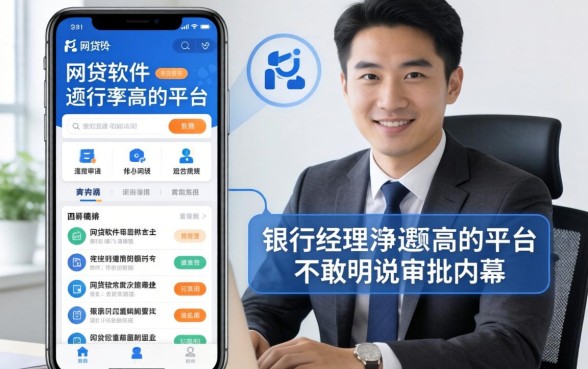 揭秘网贷软件通过率高的平台：银行经理不敢明说的审批内幕