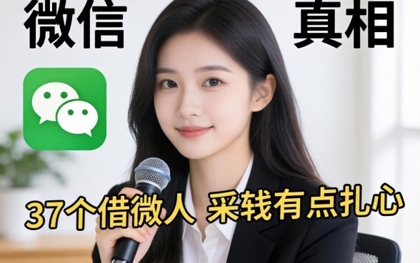 微信什么借钱比较好？我采访了37个借款人，真相有点扎心