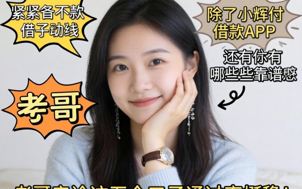 手头紧想下款,除了小辉付还有哪些靠谱的借款APP?老哥亲测这五个口子通过率挺稳!