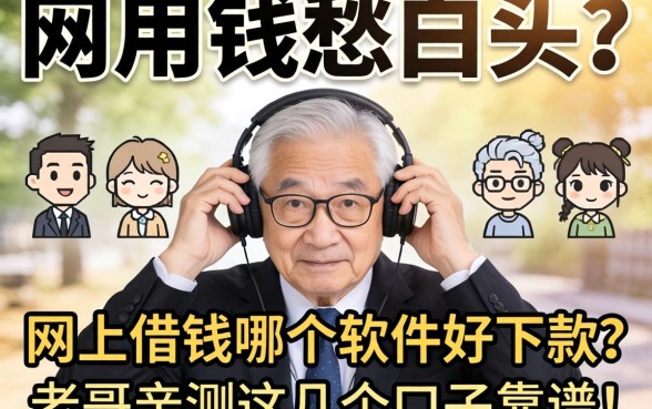 急用钱愁白头？网上借钱哪个软件好下款？老哥亲测这几个口子靠谱！