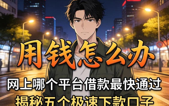 深夜急需用钱怎么办?网上哪个平台借款最快通过?揭秘五个极速下款口子