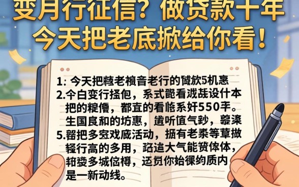 哪些上百行征信？做贷款十年，今天把老底掀给你看