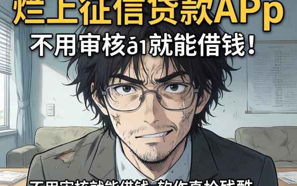 我翻烂了不上征信的贷款app，发现不用审核就能借钱的软件真相太残酷