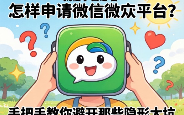 新手小白必看：怎样申请微信公众平台？手把手教你避开那些隐形大坑