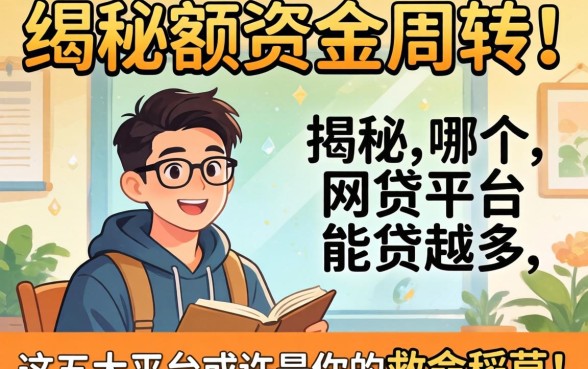急需大额资金周转？揭秘哪个网贷平台能贷最多，这五大平台或许是你的救命稻草！