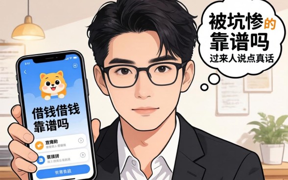 秒借钱借钱app靠谱吗?一个被坑惨的过来人说点真话