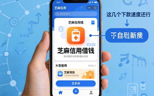 实测可以用芝麻信用借钱的app，这几个下款速度还行