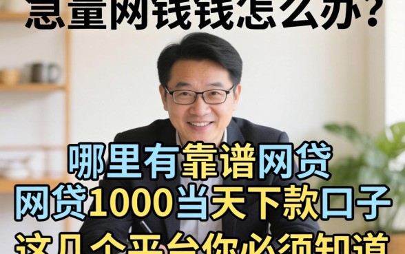 急需用钱怎么办？哪里有靠谱的网贷1000当天下款口子？这几个平台你必须知道