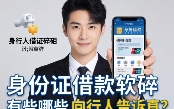不用身份证借款软件有哪些？内行人告诉你真相