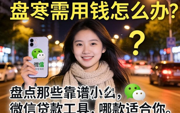 深夜急需用钱怎么办?盘点那些靠谱的微信贷款工具,哪款适合你?